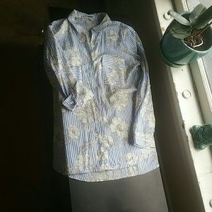 Stripe Floral City Shirt